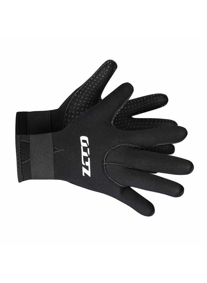 ZCCO Neoprene Diving Gloves - Double-Layer Thermal 3mm Wetsuit Gloves with Elastic Wrist & Skid Resistance Particles for Diving, Surfing, Snorkeling3mm-S - Image 5