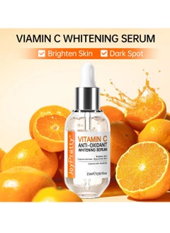 JoyPretty Vitamin C Serum, Natural Vitamin C And Collagen Face Serum, Dark Spot Remover Essence With Hyaluronic Acid, Moisturizing Brightening Facial Essence For Face Whitening  - Image 2