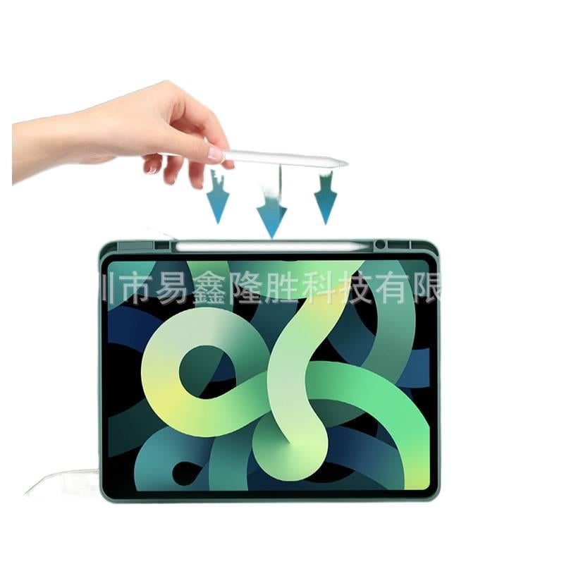 حافظة آيباد شفافة بظهر واضح لجهاز iPad Air / iPad 10.2 باللون أسود بظهر شفاف خفيف الحمل للاستخدام الداخلي للهدايا - Image 3