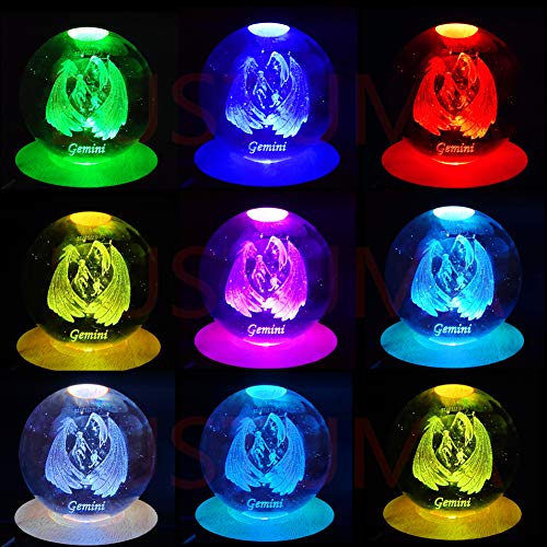 EUSTUMA LED Light Base Wood Display Stand in A Variety of Colors,Suitable for Glass Crystal Spherical Artwork,Holiday Party Decoration.10 modes, adjustable light brightness. - Image 5