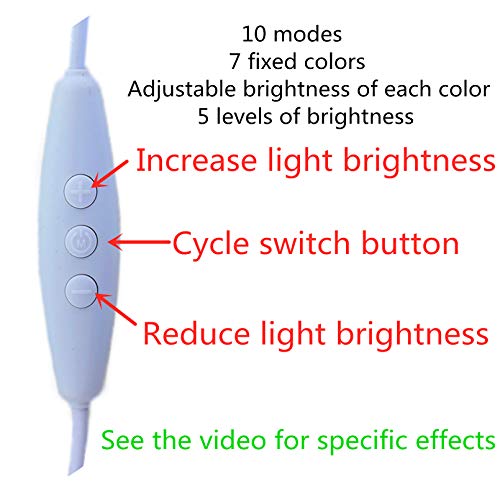 EUSTUMA LED Light Base Wood Display Stand in A Variety of Colors,Suitable for Glass Crystal Spherical Artwork,Holiday Party Decoration.10 modes, adjustable light brightness. - Image 3