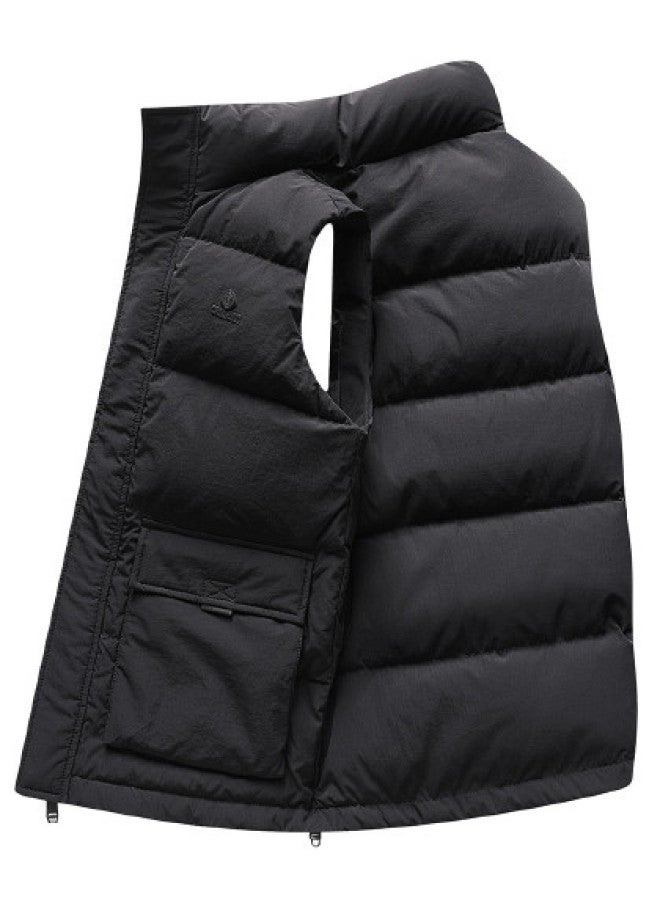 YaYa Outdoor Sports Warm And Comfortable Vest Winter Down Jacket Stand Collar Sleeveless Versatile Vest Coat Men - Image 1