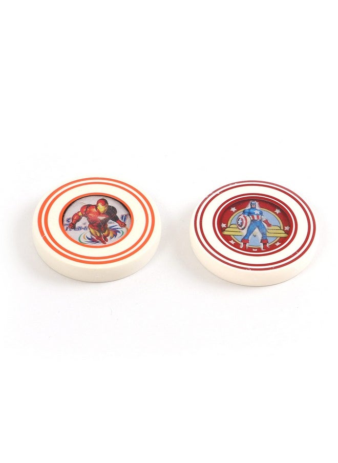 Mayatra's Carrom Striker Set, Indoor Game Striker Accessories Set of 2 Pool White Ball Striker (Mirror)
