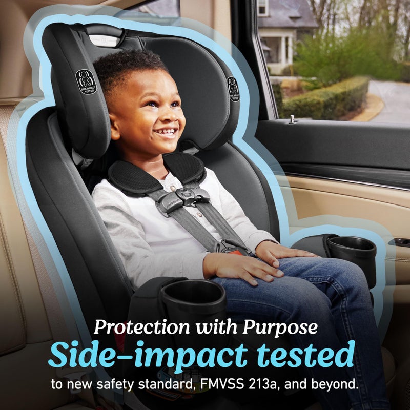 Graco TriRide 3-in-1 Convertible Car Seat - Highback Booster, Forward & Rear Facing Modes, Suitable from Newborn to Preschooler, Perfect for Long Journeys in Redmond Color - Image 5