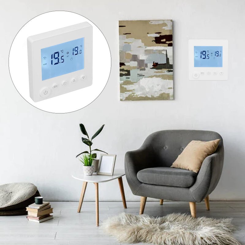 95V 240V 3A Touchscreen Digital Thermostat For Water Underfloor Heating LCD Display Temperature Controller - Image 5