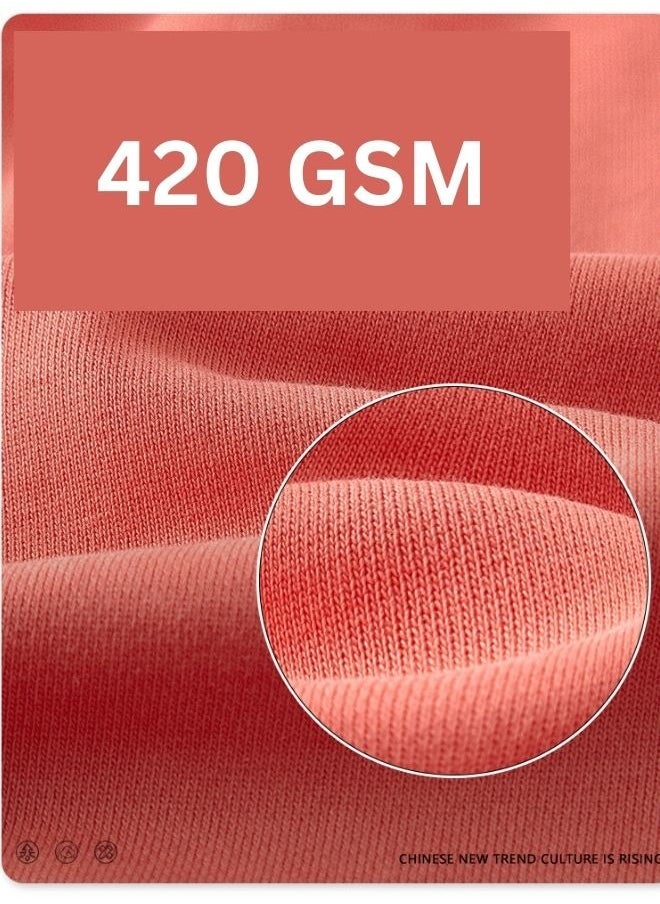 Mei Stylish - Men's Casual Breathable Loose Shoulder Short Sleeve Oversize Crew Neck T-shirt - Image 1