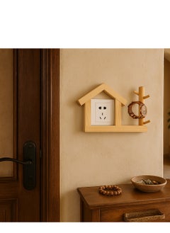 B NEW Wood Wall Switch Frame with Key & Watch Organizer, Minimalist Home Decor  for Keys, Watches, Bracelets, Necklaces, and Accessories ﻿  - Image 3