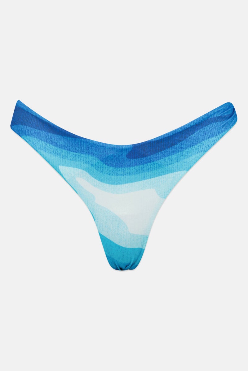 Billabong Women Textured Bikini Bottom, Multicolor - Image 2