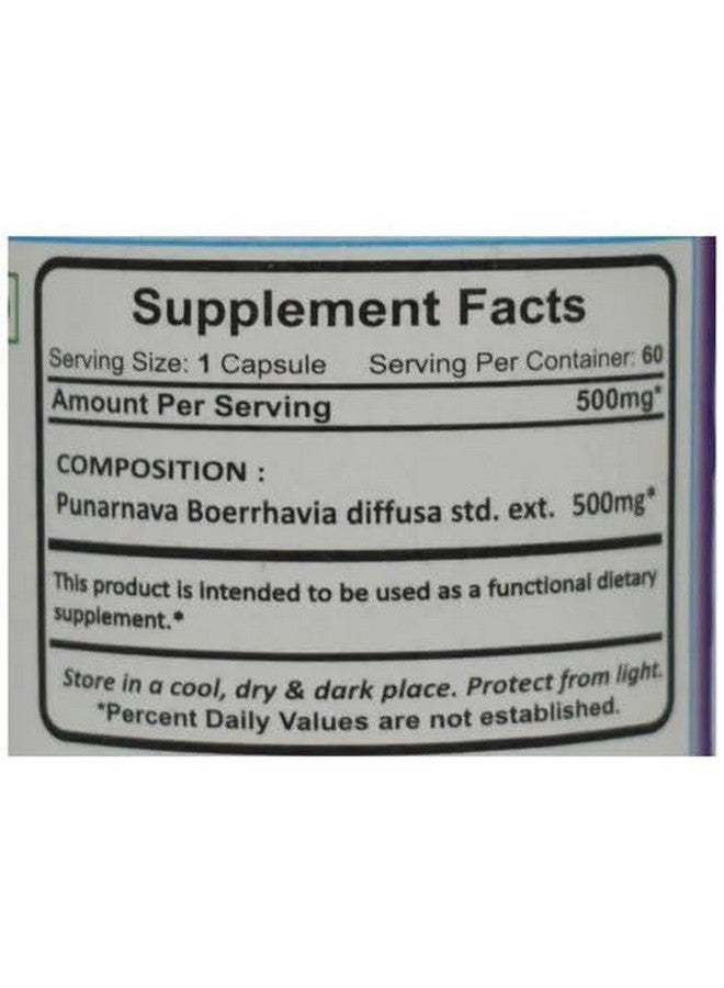 Planet Ayurveda Punarnava Capsules - 60 Capsules, Promote Healthy Kidney Function and Fluid Balance Naturally - Image 2