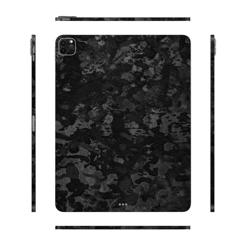 Tablet Skins Compatible with iPad Pro 12.9 2020, Anti-Scratch Vinyl Decal Skin, Protective Film, Not Case/Cover (Forged Carbon, Full Body Skin)