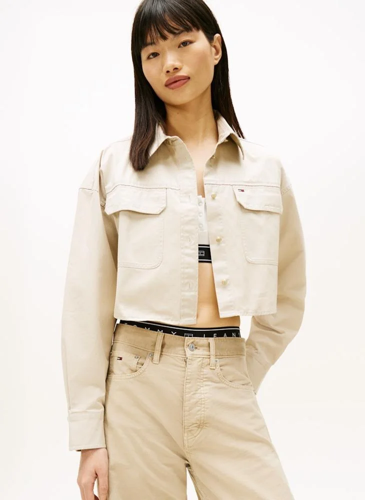 Logo Cropped Shirt