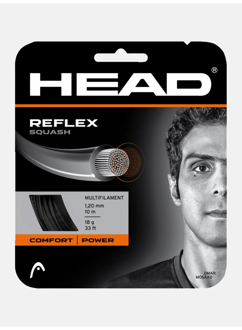 Reflex Squash (set) - String - Premium Squash Strings Designed For Performance, Durability And Comfort