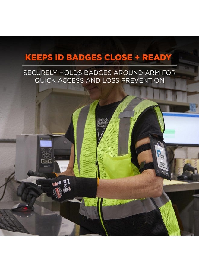إرغوداين حزام ذراع Squids 3387 مع حامل معرف/شارة كبير وأشرطة مزدوجة وسحاب للإغلاق - Image 2