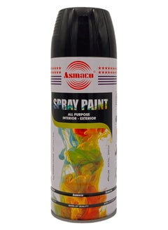 Asmaco All-Purpose Spray Paint Black 400ml 