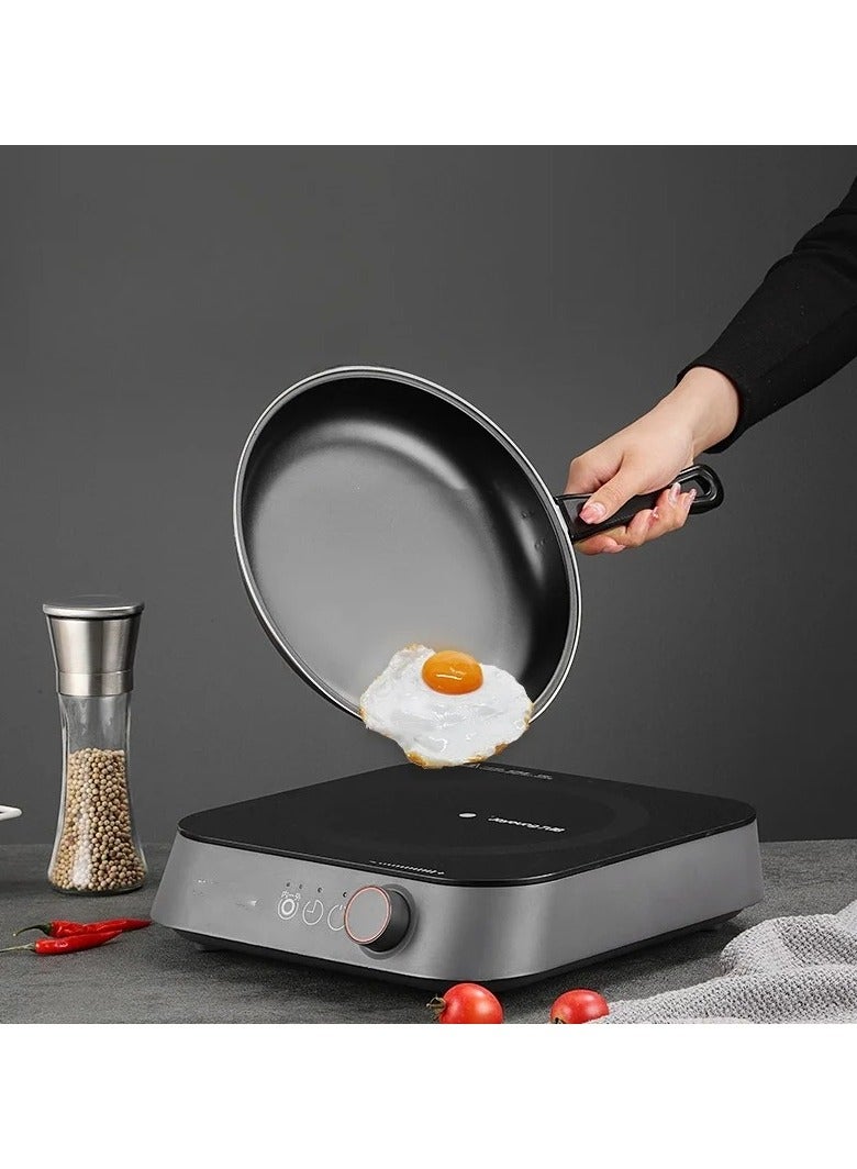 AROAQ Mini Frying Pan Durable Non-Stick Frying Pan Thick Steak Flat Cooking Pan Iron Pancake Egg Fryer Kitchen Cookware Tool - Image 1