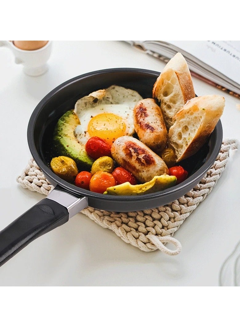 AROAQ Mini Frying Pan Durable Non-Stick Frying Pan Thick Steak Flat Cooking Pan Iron Pancake Egg Fryer Kitchen Cookware Tool - Image 4