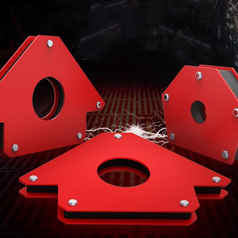 6 Pcs Magnetic Welding Holder Positioner Multi Angle Triangle Clamp Tool 35Lbs - Image 5