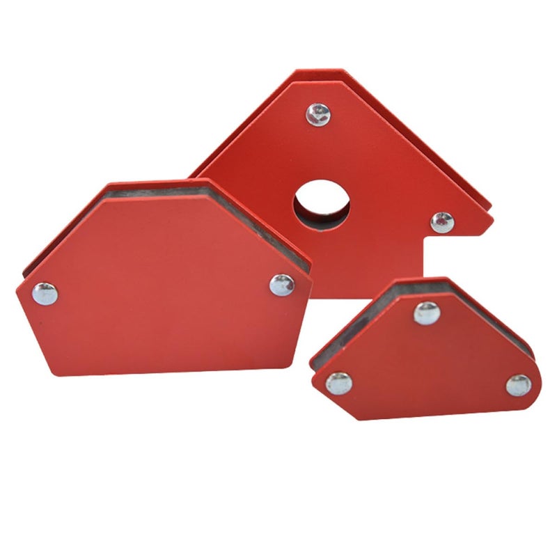 6 Pcs Magnetic Welding Holder Positioner Multi Angle Triangle Clamp Tool 35Lbs - Image 2