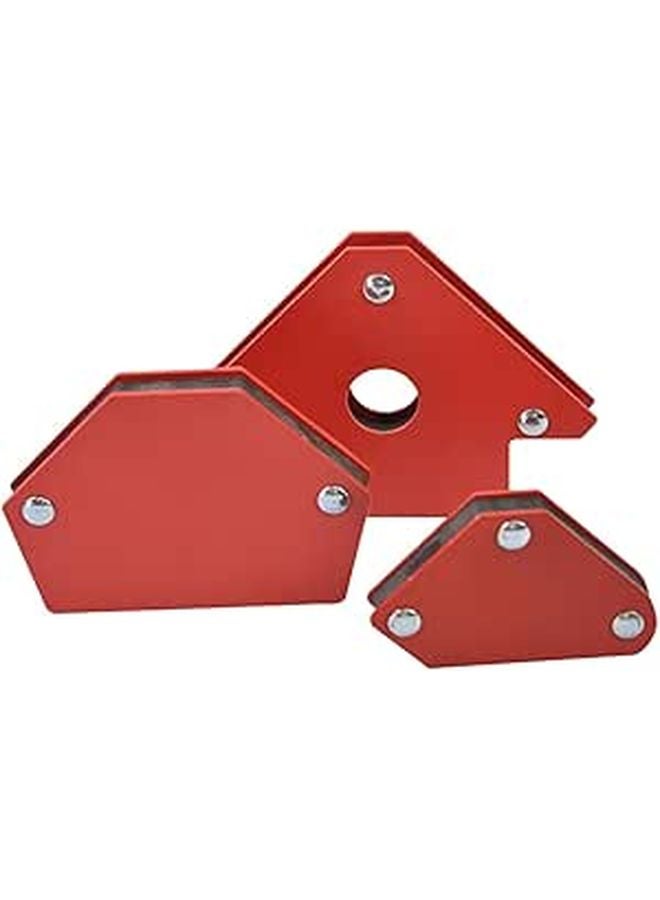 6 Pcs Magnetic Welding Holder Positioner Multi Angle Triangle Clamp Tool 35Lbs - Image 1