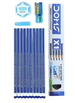 DOMS 12-Pieces  X1 X-Tra Super Dark Pencils Sets  - Image 1