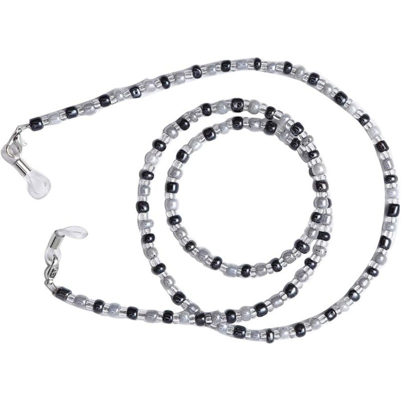 Feacole Old Lady Custume Set-Grandmother Wig,Wig Caps,Madea Granny Glasses, Eyeglass Retainer Chain,Pearl Necklace(5 Pieces) Fits All (Style-8) - Image 5
