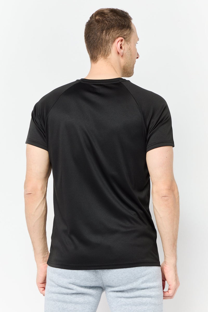 TapouT Men Sportswear Fit Short Sleeves Training T-shirt, Black  - Image 4