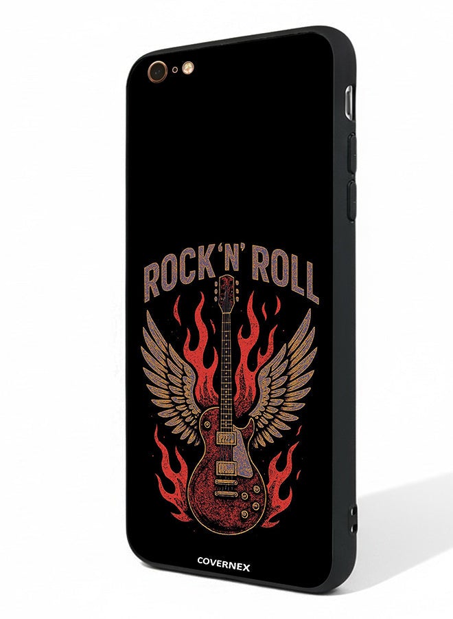Covernex Apple iPhone 6s Plus Protective Case Cover Printed Featuring Rock N Roll Guitar Legend - Image 1
