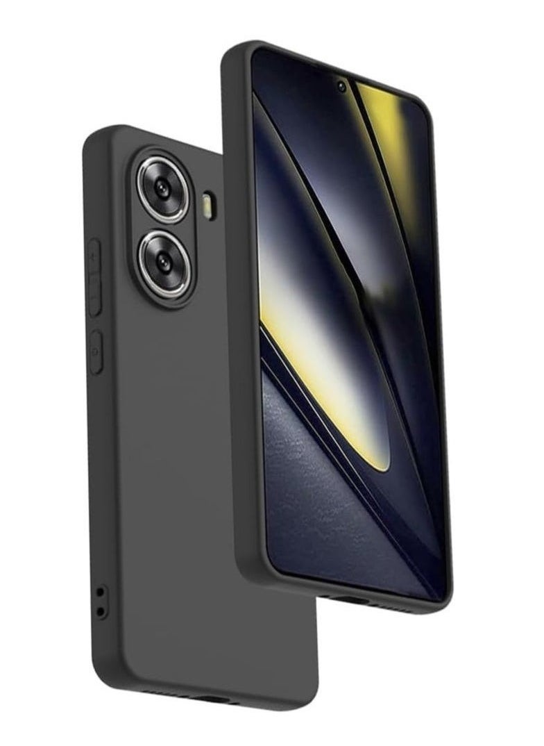 ELTRAZONE - ELTRAZONE Xiaomi Poco X7 Pro 5G Case – Soft Silicone Shockproof Protective Cover with Inner Microfiber Lining, Anti-Scratch & Full Camera Protection - Image 1