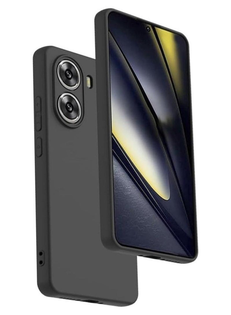 ELTRAZONE Xiaomi Poco X7 Pro 5G Case – Soft Silicone Shockproof Protective Cover with Inner Microfiber Lining, Anti-Scratch & Full Camera Protection