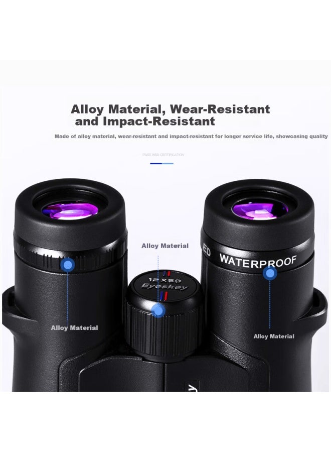 EYESKEY Aeski Catcher 12x50ed Binoculars High-power Hd Low-light Night Vision Professional Waterproof Concert Adult - Image 5