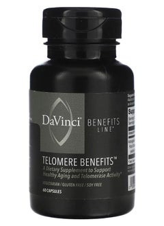 DaVinci Laboratories of Vermont Telomere Benefits 60 Capsules 