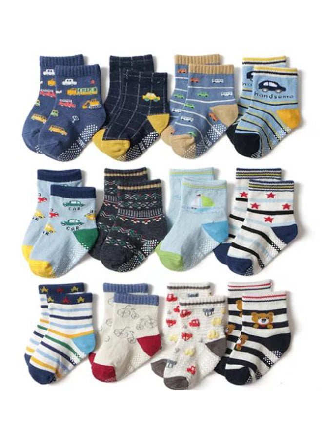 - Set Of (12) Ankle Socks - For Kids - Image 1