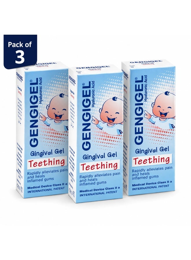 GENGIGEL GEL TEETHING 20ML (PACK OF 3)