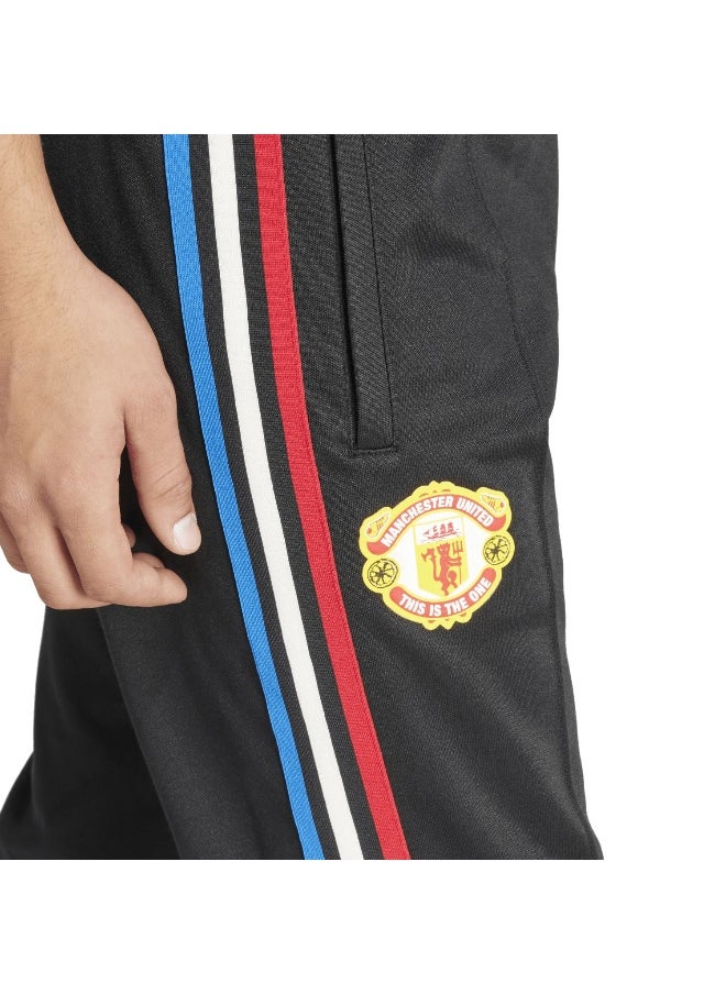 Adidas Mufc Sr Og Tp Black Football Pants For Men Xs