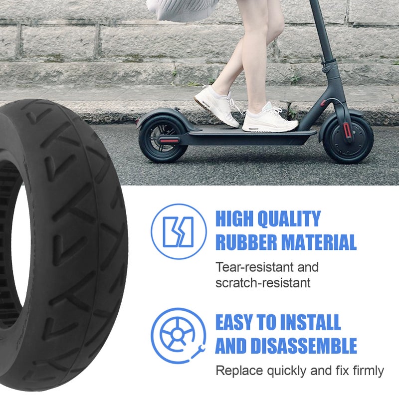 10 x 2.5m Solid Tire High Intensity Rubber Tire Replacement for Xiaomi M365/Pro Electric Scooter - Image 2