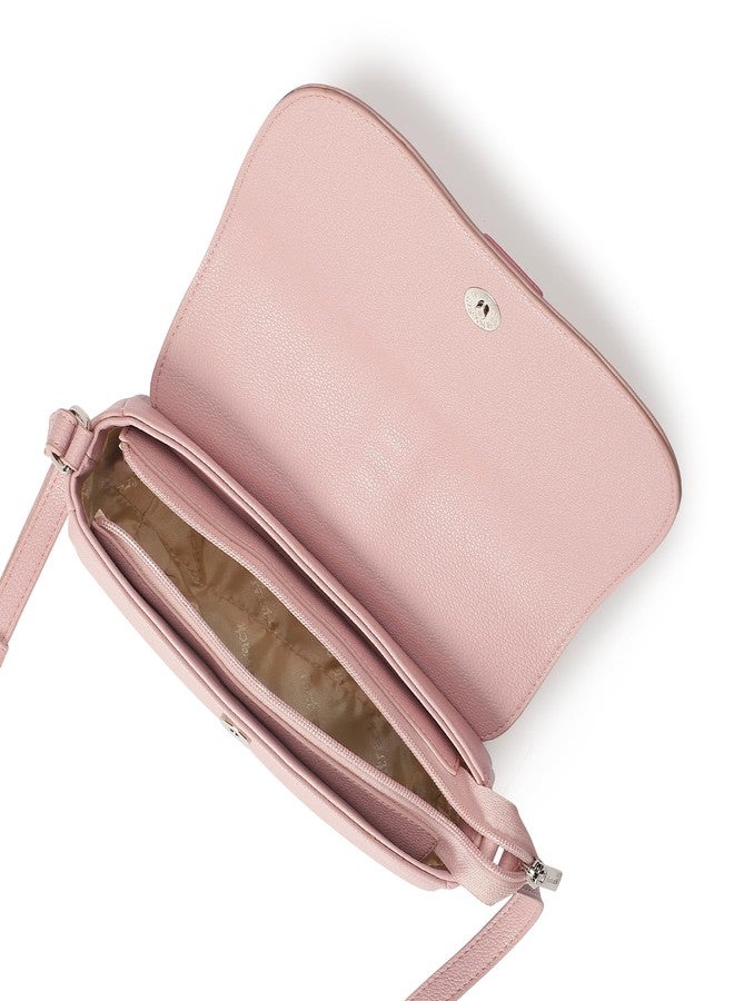 Fastrack On the Go Sling Bag for Women| Compact Crossbody with Magnetic Closure Flap, Adjustable Strap & Internal Zipper Pocket | Trendy Everyday Sling Bag for Women - Image 3