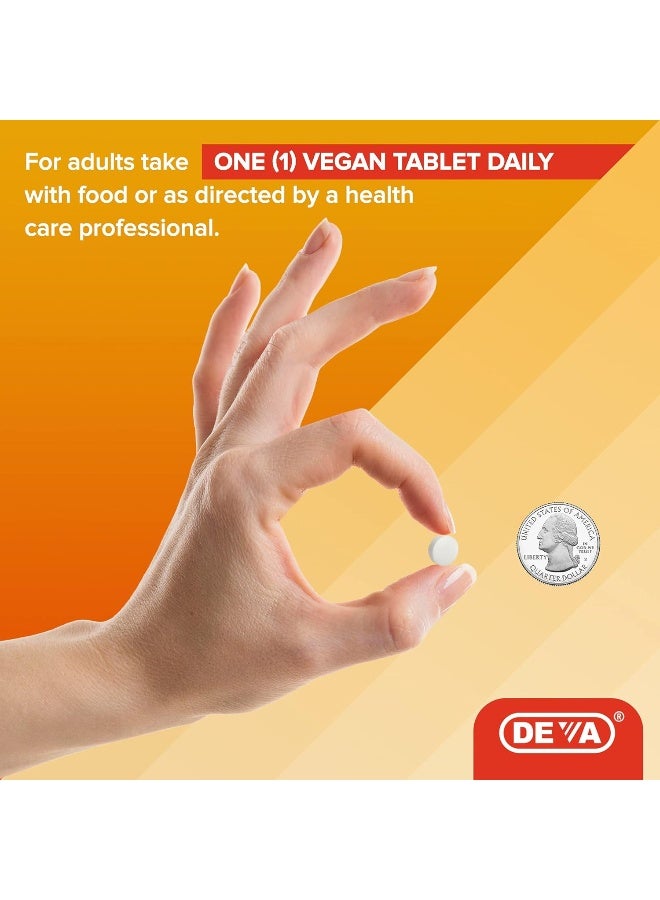 Deva Vegan Vitamin D2 800 IU Tiny Tablets for Adults - Image 5