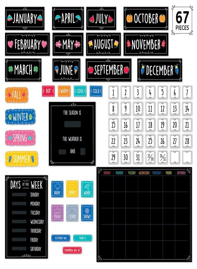 Creative Teaching Press CTP Doodle Calendar Set for Classroom (Creative Teaching Press 10668) - Image 2