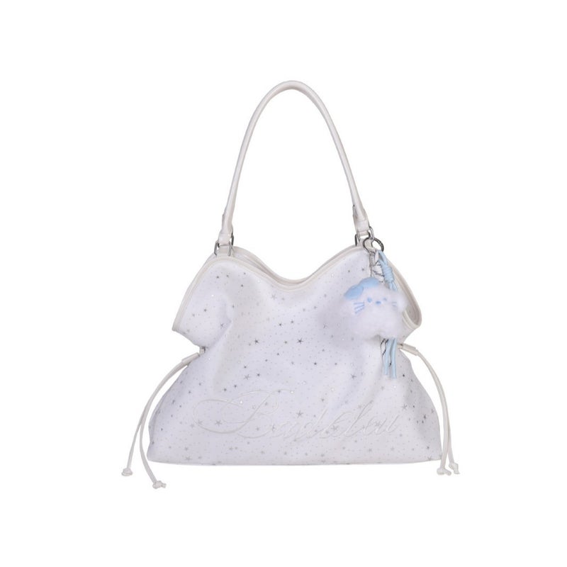Women's Star Print Tote Bag, Large Capacity Shoulder Bag, 2026 Spring Commuter - Image 5