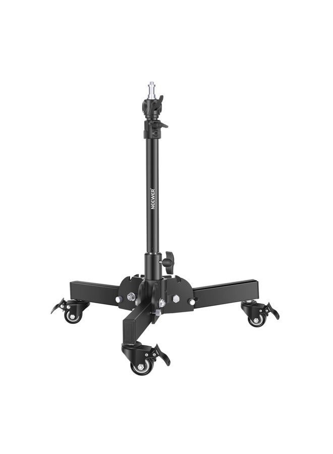 Neewer Heavy Duty Light Stand with Casters, 2.4ft Max Height Foldable Tripod Stand for Low-Angle/Tabletop Shooting, Photography Light Stand for Softbox, Monolight and Other Photographic Equipment - Image 1