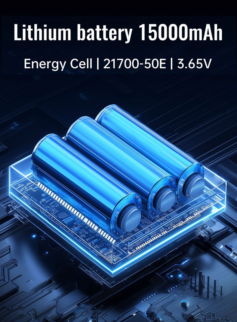 porodo Full HD Smart Projector with Auto Focus & Keystone/ 150" Ultra Wide Screen/Android/Speaker/ Bluetooth, HDMI, WiFi, USB / High-Resolution Projector for Office, Gaming, Movie, Home Theater - Grey - Image 4