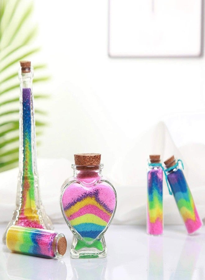 MEIEST Craft/Terrarium Sand 12pcs Assorted Colors Pack 1.25oz Bottles,Sand Arts and Crafts Kit, Decorative Wedding Party Colored Vase Glass Sand,Scenic Sand for Kids,DIY Sand Painting - Image 3