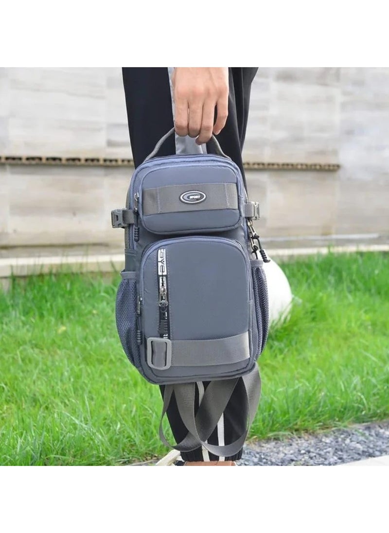 QSHOP Luxury Quality Crossbody Backpack from QShop®️ Lightweight shoulder bag for men and women, backpack with an adjustable strap that passes across the chest, for hiking outside the home, traveling, and cycling  - Image 3