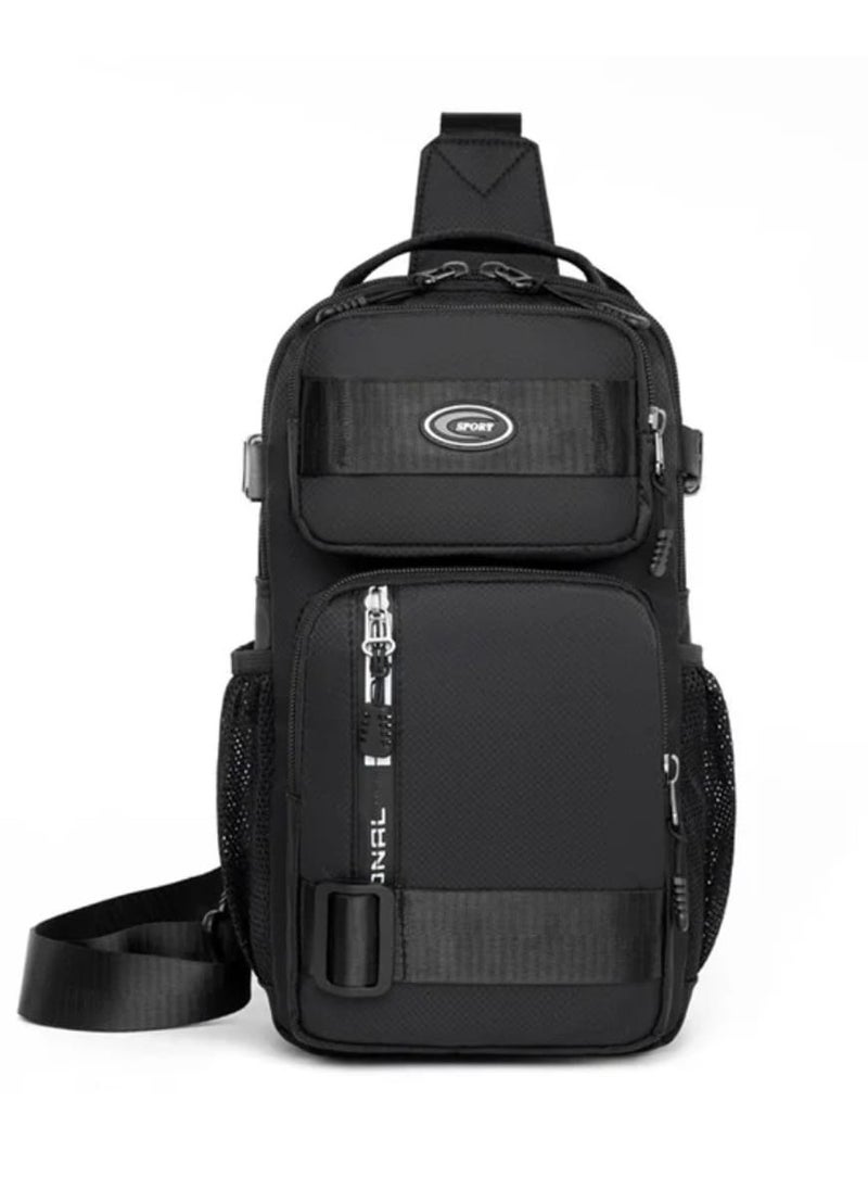 QSHOP Luxury Quality Crossbody Backpack from QShop®️ Lightweight shoulder bag for men and women, backpack with an adjustable strap that passes across the chest, for hiking outside the home, traveling, and cycling  - Image 1