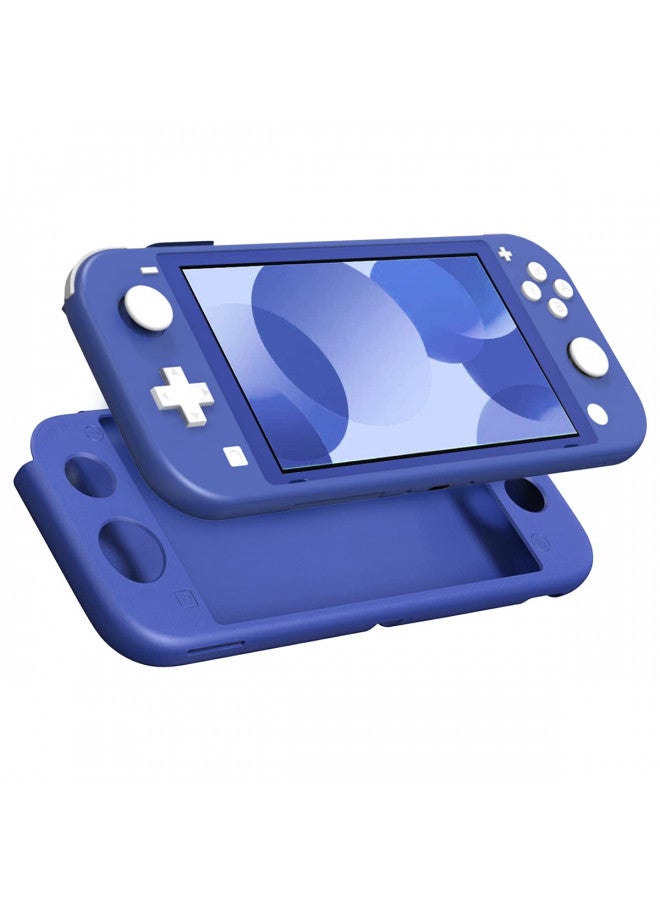 MoKo Protective Case for Switch Lite, Silicone case Protective Rubber Cover Case, Shock-Absorption Anti-Scratch Non-Slip Case Compatible with Switch Lite Console - Blue - Image 1