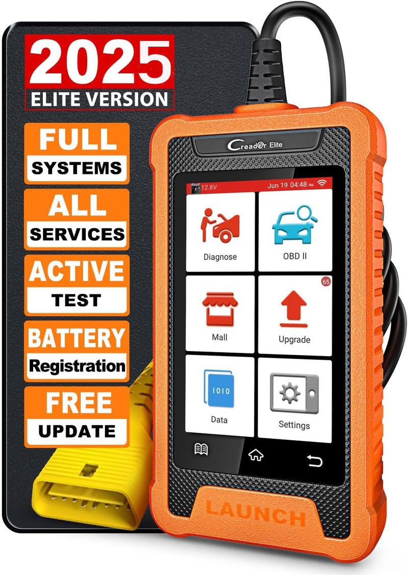 LAUNCH X431 Elite for Benz OBD2 Full System Code Reader, 31+ Functions, Bi-Directional Car Diagnostic Tool for Benz/Maybach/Sprinter, ECU Coding Key Programming OBDII Scanner,Update without cost - Image 1