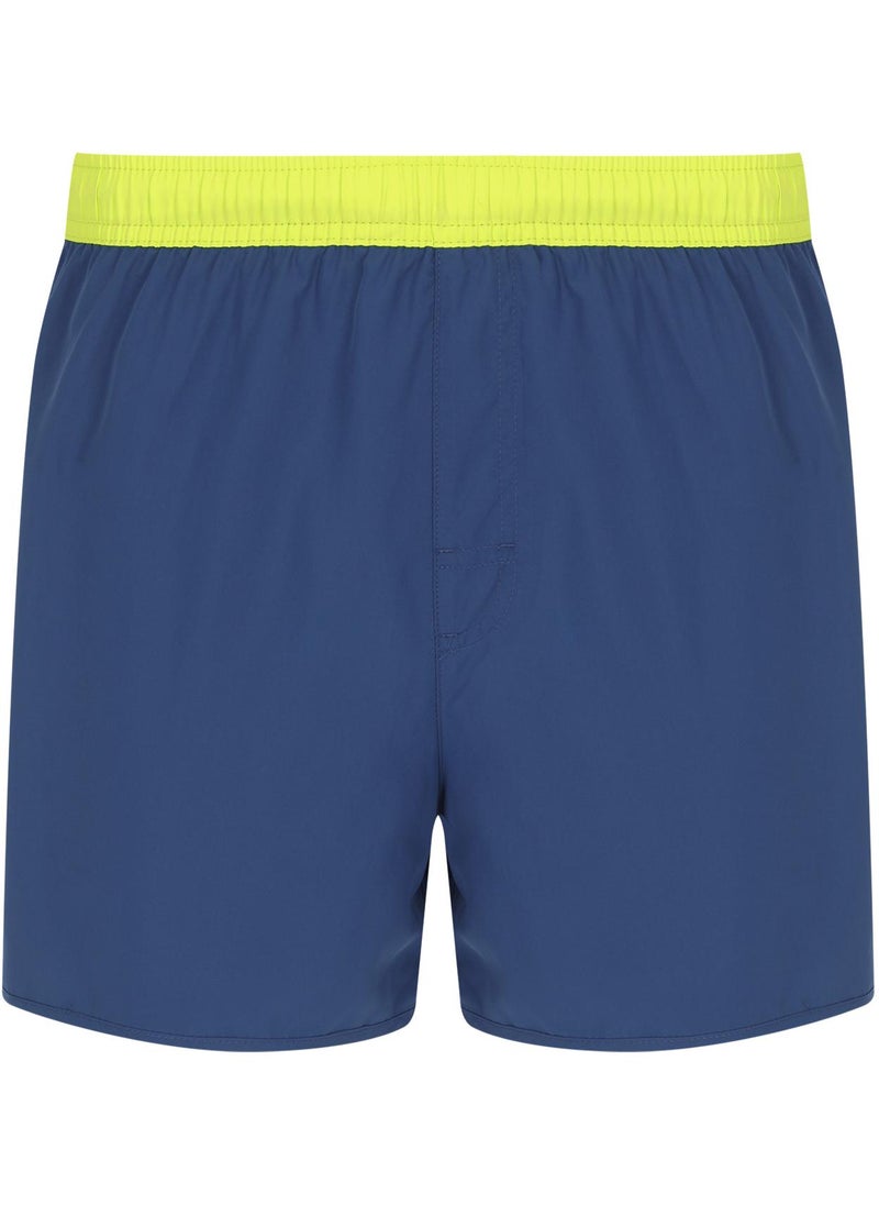 Joss Men’s Swimming Shorts - Joss Blue/Green,  Quick-Drying Swim Trunks with Adjustable Waist & Practical Pocket  - Image 5
