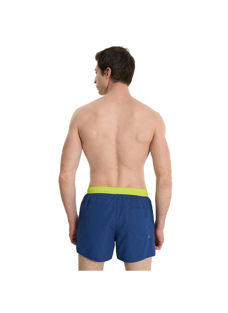 Joss Men’s Swimming Shorts - Joss Blue/Green,  Quick-Drying Swim Trunks with Adjustable Waist & Practical Pocket  - Image 2