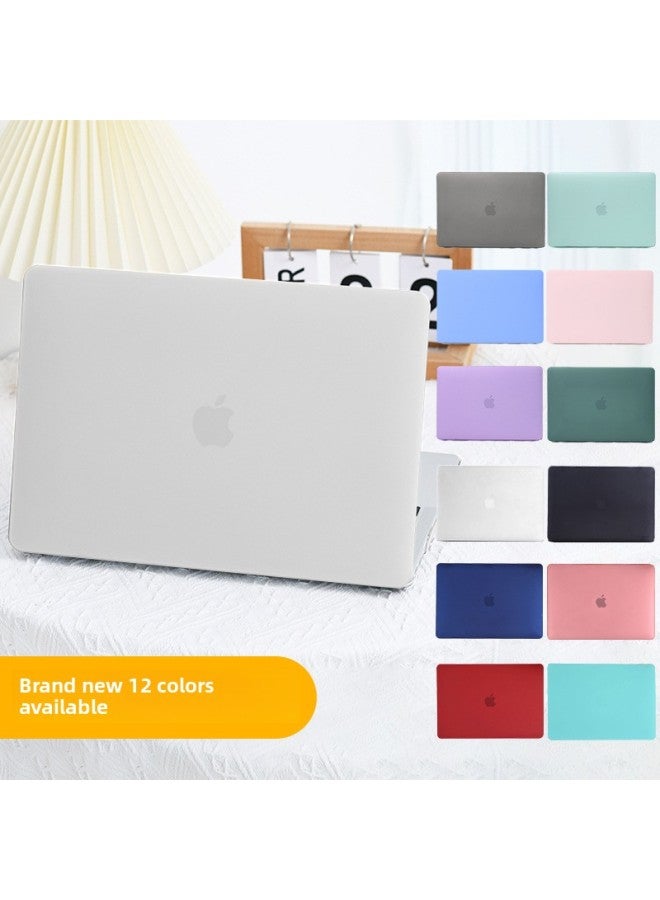 Protective Case For Macbookpro For Apple Laptop Protective Case Air Frosted Crystal Clear Case-Color:Frosted-Pink-Applicable Model:Hollow M3 2024 Air13(A2681/A3113) - Image 2