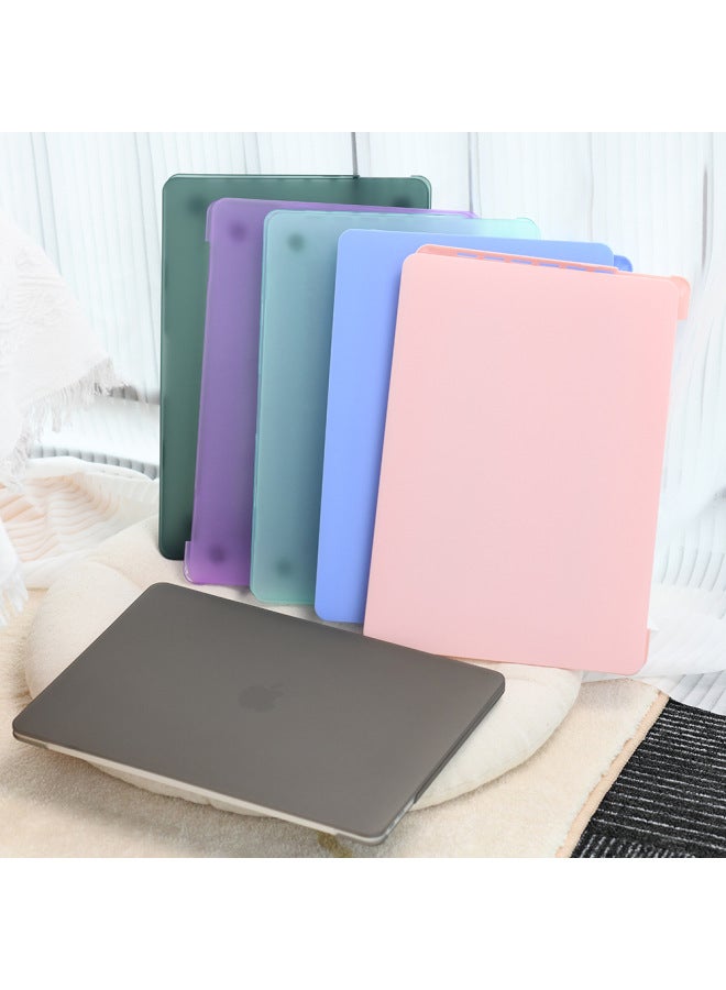 Protective Case For Macbookpro For Apple Laptop Protective Case Air Frosted Crystal Clear Case-Color:Frosted-Pink-Applicable Model:Hollow M3 2024 Air13(A2681/A3113) - Image 4